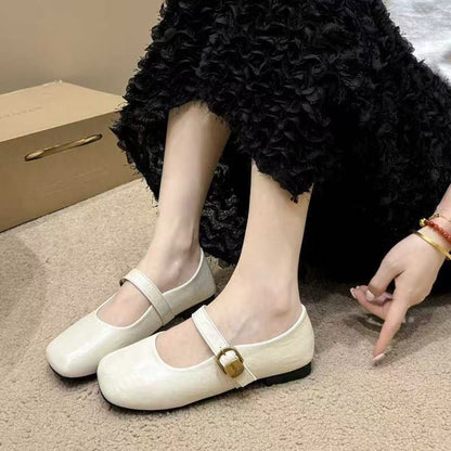 Damen Schuhe Mary Jane Elegante Schnalle Verschlüssbar