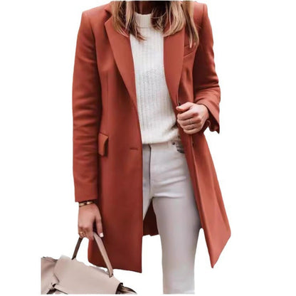 Eleganter Damen Langblazer Modern