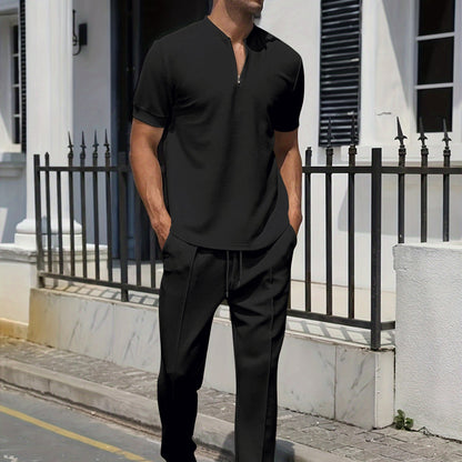Herren Sportset: Poloshirt und Jogginghose Atmungsaktiv Sportlich