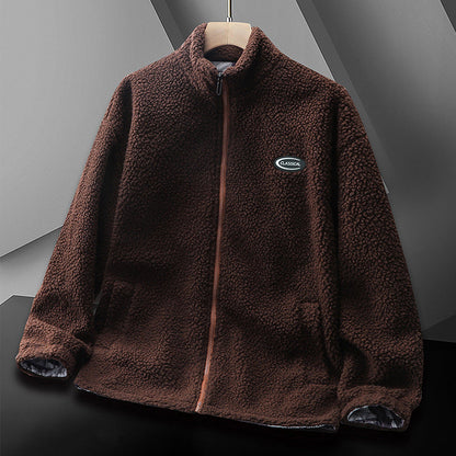 Herren Fleecejacke Warm Elastisch Hochkragen