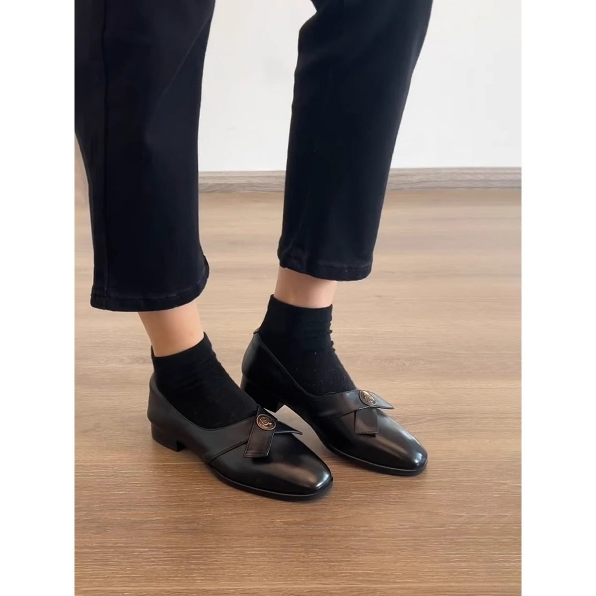 Damen Flats Elegante Riemen Schuhe Chic Mode