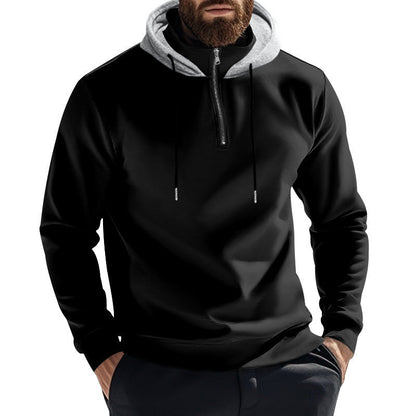 Herren Sportpullover Kapuzenpulli Atmungsaktiv Mit Reißverschluss