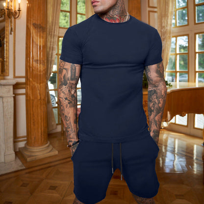 Herren Sportset Weich Baumwolle Elastisch Bequem