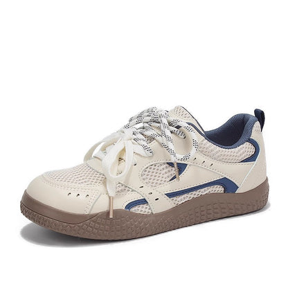 Damen Sneaker Atmungsaktiv Netzdetail Sportschuh