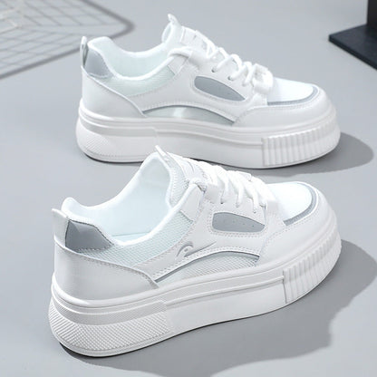 Damen Plateausneaker Modisch atmungsaktiv mit Weichem Innenleben - BerlinGlamour