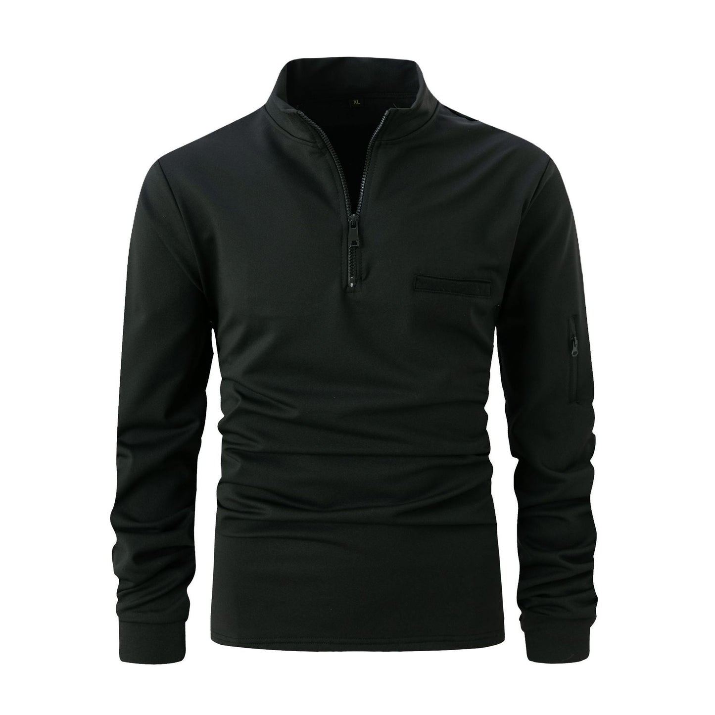 Herren Langarmshirt Sportlich Funktionstasche