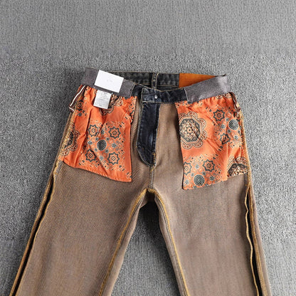 Herren Jeans Slim Fit Used Look Berlin Style