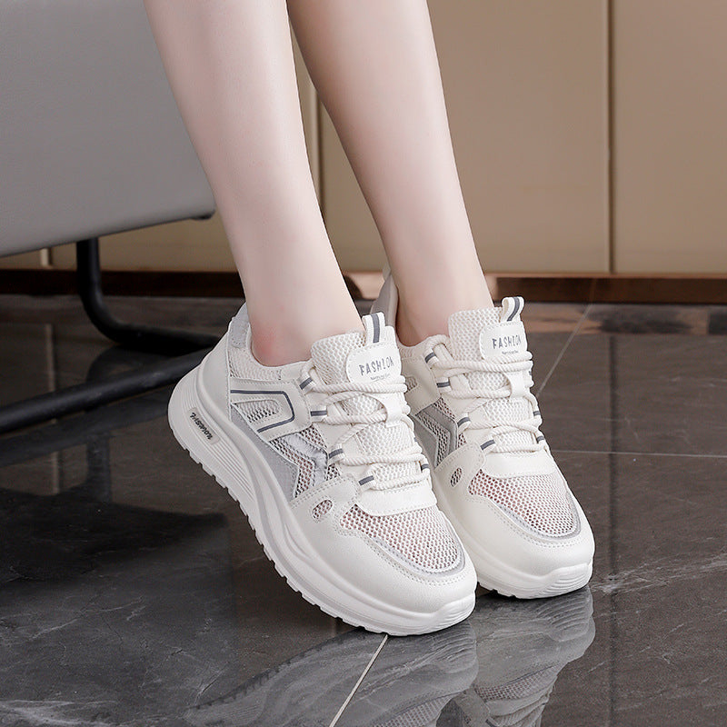 Damen Sneaker Atmungsaktiv Mesh Stoßdämpfend