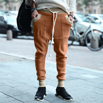 Bequeme Herren Jogginghose mit Taschen Elastisch - BerlinGlamour