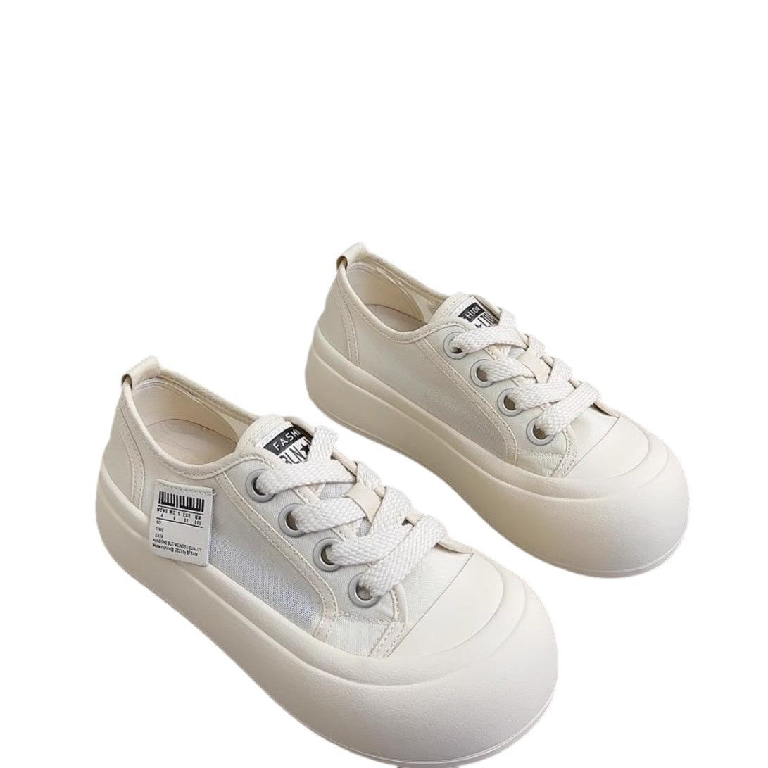 Damen Sneaker Chunky Bequem Modisch Weite Passform