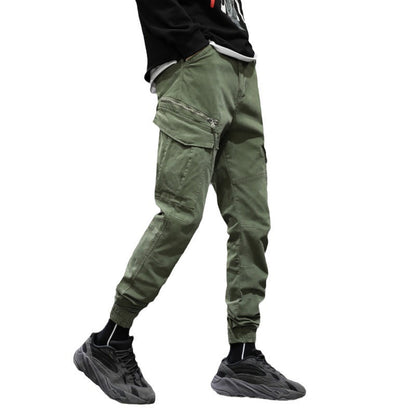 Herren Cargohose Modern Elastisch Bequem Mit Taschen