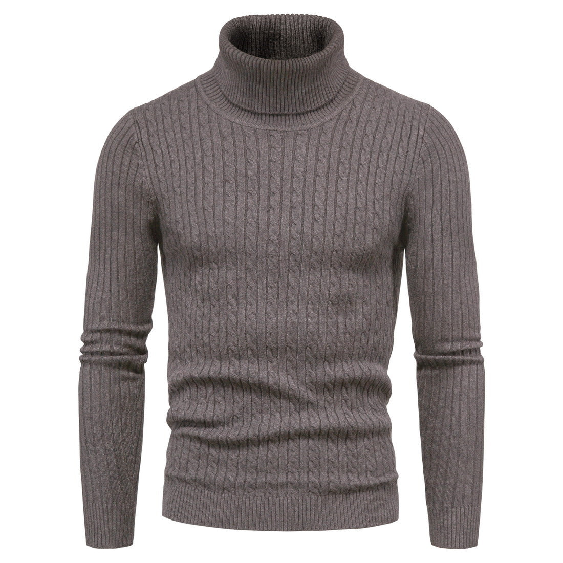 Herren Rollkragenpullover Komfortabel Warm Modern
