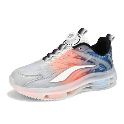 Damen Sneaker Sportlich Luftpolster Schnellschnürsystem