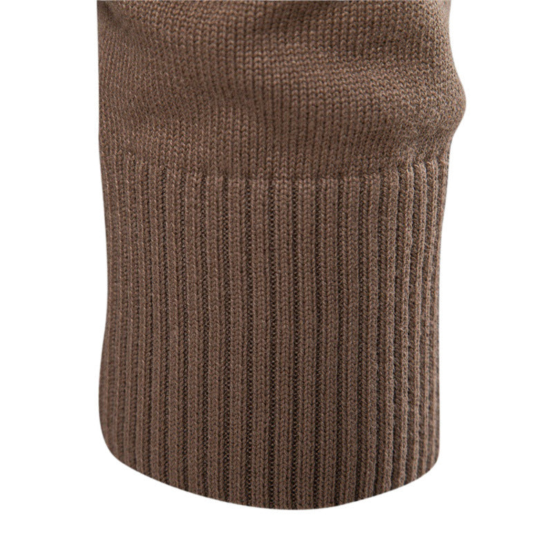 Herren Strickpullover mit modischem Stehkragen und strukturiertem Design BerlinGlamour, der perfekte Begleiter für jeden urbanen Abenteuer, wird dein neuer Titel sein: St