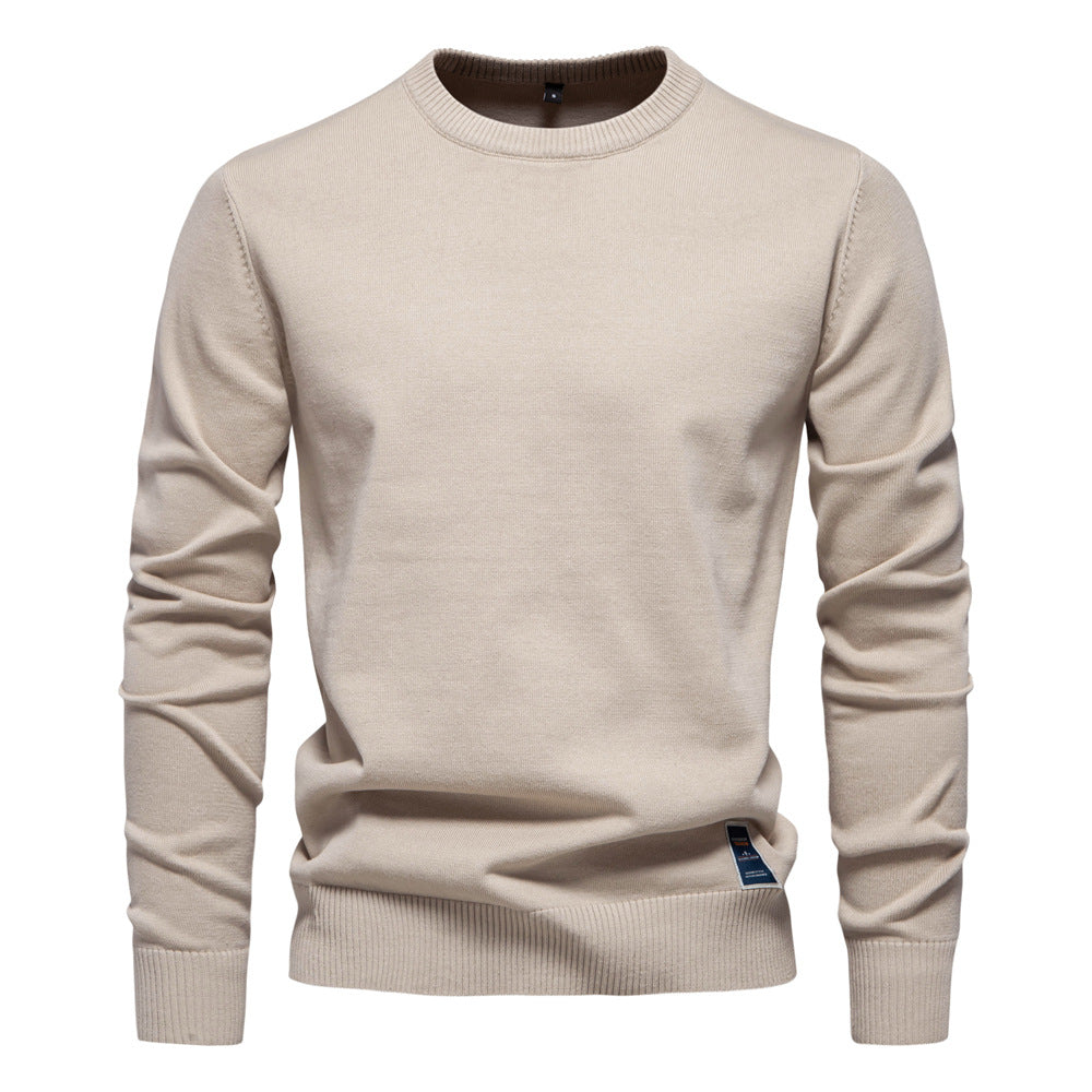 Herren Strickpullover Baumwolle Bequem Passform Modern