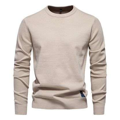 Herren Strickpullover Baumwolle Bequem Passform Modern