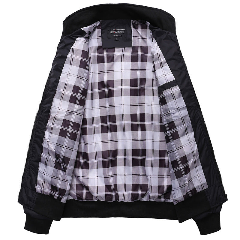 Herren Übergangsjacke Modern mit Steppfutter und Taschen
