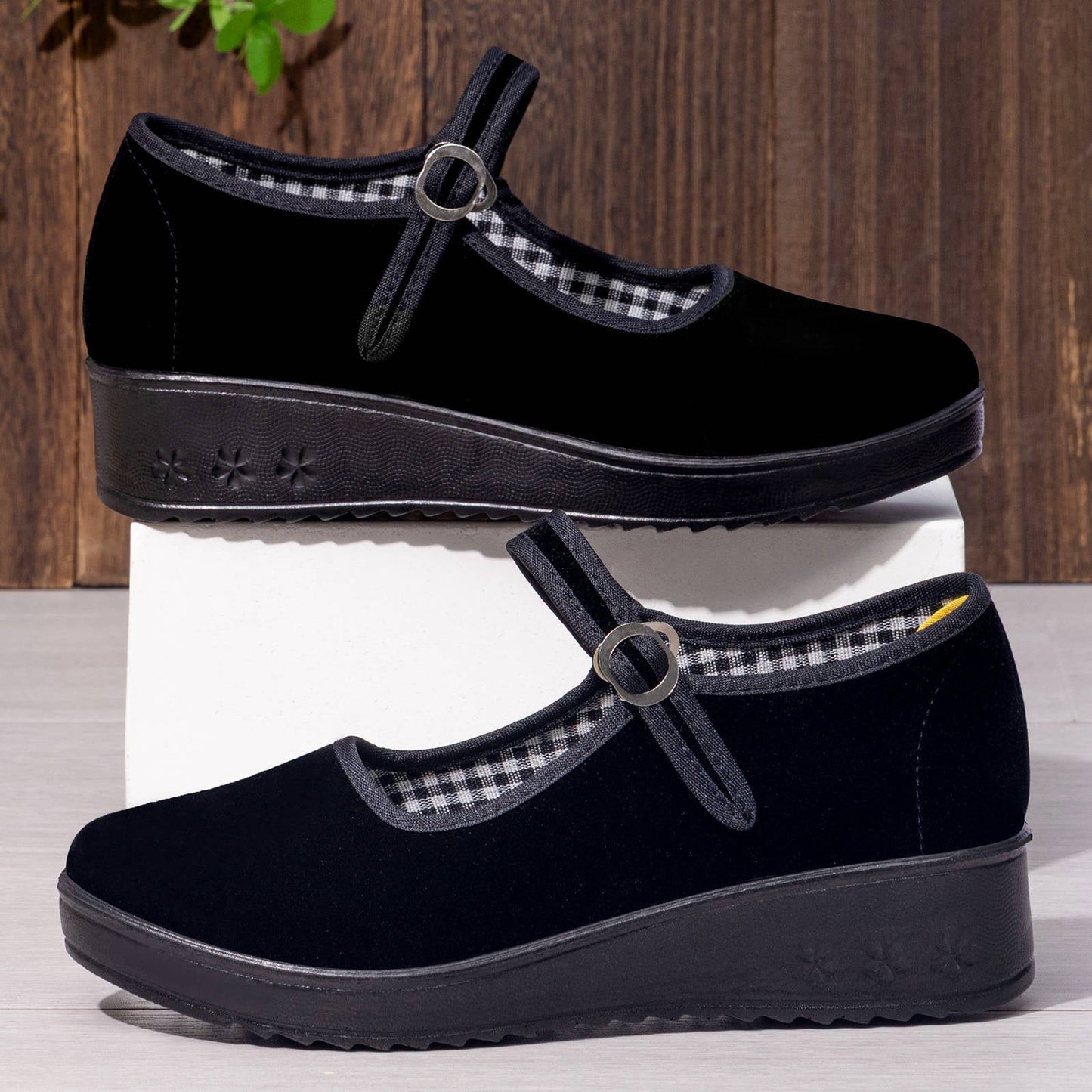 Damen Schleifenschuhe Bequem Verstellbar Freizeit