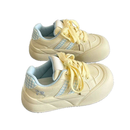 Damen Sneaker Blumen Innenfutter Stabile Sohle