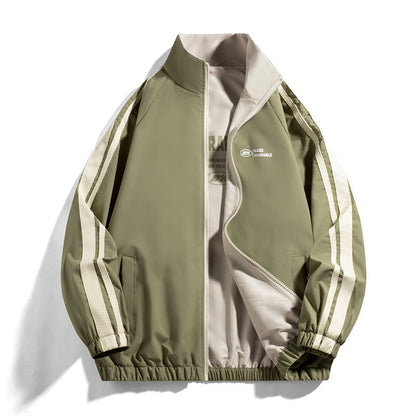 Herren Retro-Jacke Sportlich Übergangsmodell Berlin Style