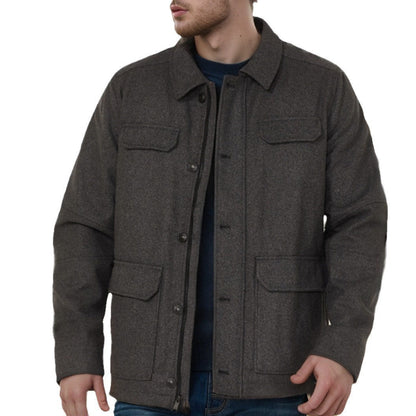 Herren Outdoor Jacke mit vielen Taschen Funktionell Praktisch