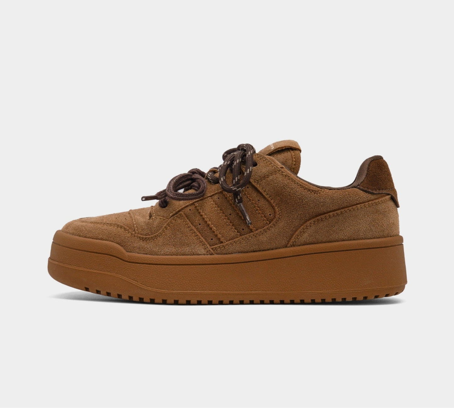 Damen Sneaker Platform Bequem Modisch Schnürschuhe