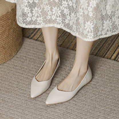 Elegante Damen Ballerinas Spitze Weich