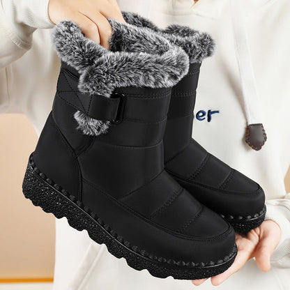 Damen Winterstiefel Warm Kuschelig Futter Rutschfest - BerlinGlamour