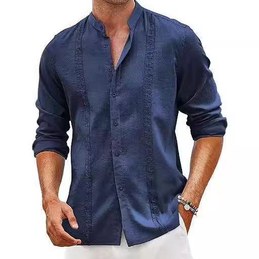 Elegantes Herrenhemd aus Baumwolle Slim Fit Modern