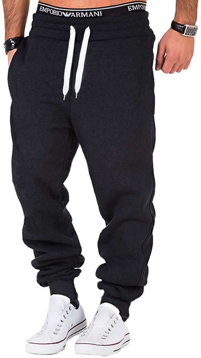 Herren Jogginghose Bequem Elastisch Moderner Schnitt