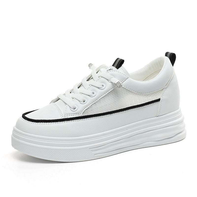 Damen Sneaker Elegante Plattform Mesh Schuhe Frauen