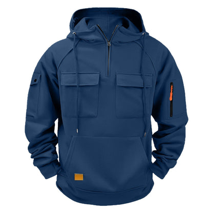 Herren Kapuzenpullover Sportlich Mit Taschen Modern