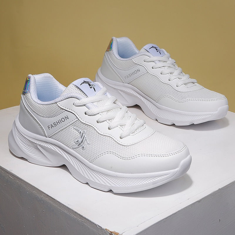 Damen Sneaker Atmungsaktiv Mesh Flexibler Laufschuh