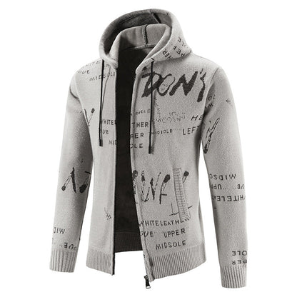 Herren Kapuzenjacke Modern mit coolen Prints