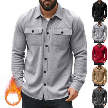 Herren Jacke Moderner Schnitt Funktionale Taschen Stadtstil - BerlinGlamour