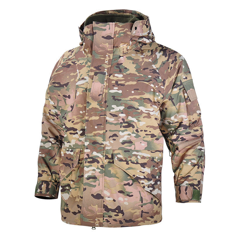 Wetterfeste Herrenjacke Camouflage Outdoor
