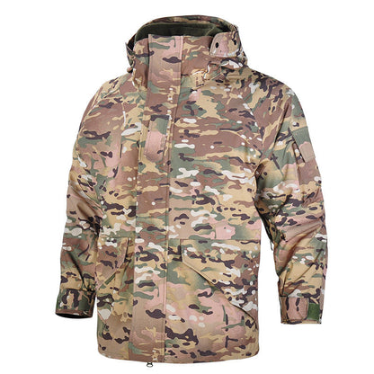 Wetterfeste Herrenjacke Camouflage Outdoor