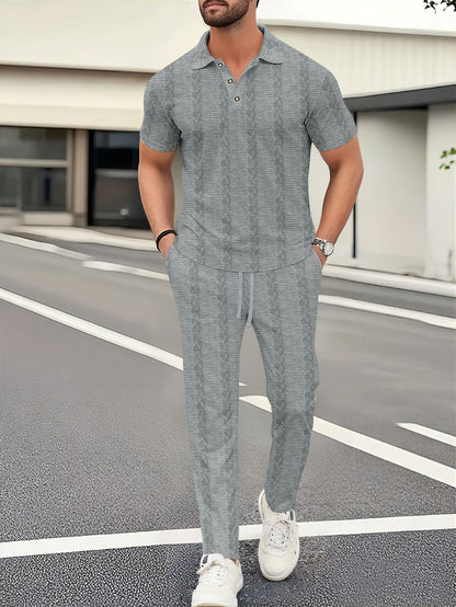 Herren Freizeitanzug Bequem Jogginghose Sportlich Modern