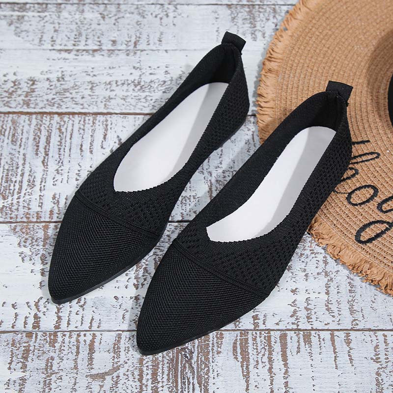 Dünnsitzende Spitzzehen-Schuhe Bequem atmungsaktiv