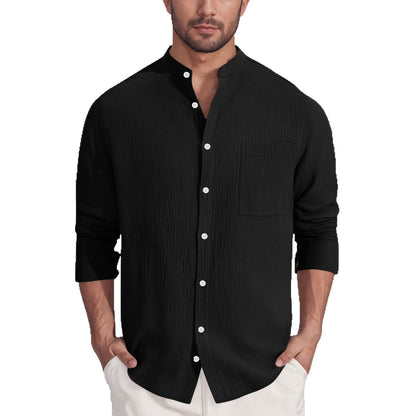 Herren Hemd Modern mit Struktur Optik Trendy