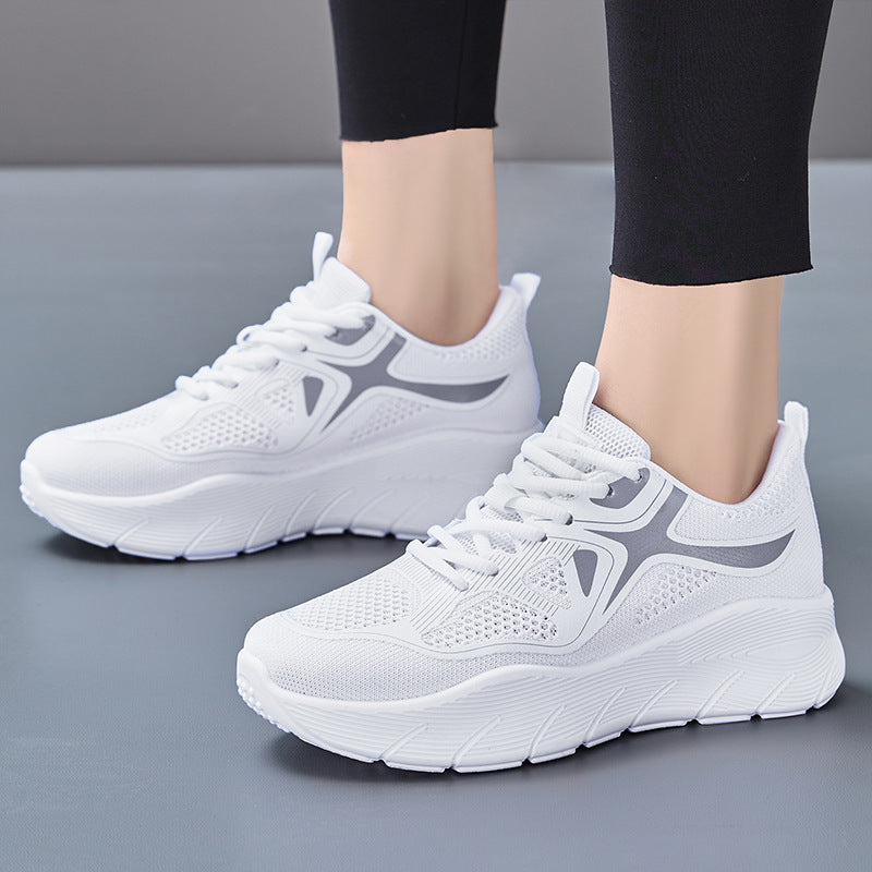 Damen Laufschuhe Leicht Sportlich Atmungsaktiv Mesh
