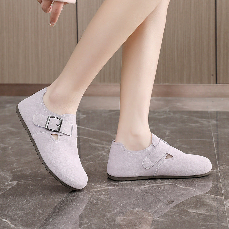 Damen Slipper Bequem Verstellbar Modern