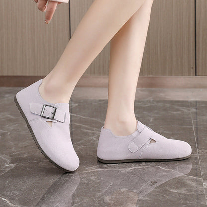 Damen Slipper Bequem Verstellbar Modern