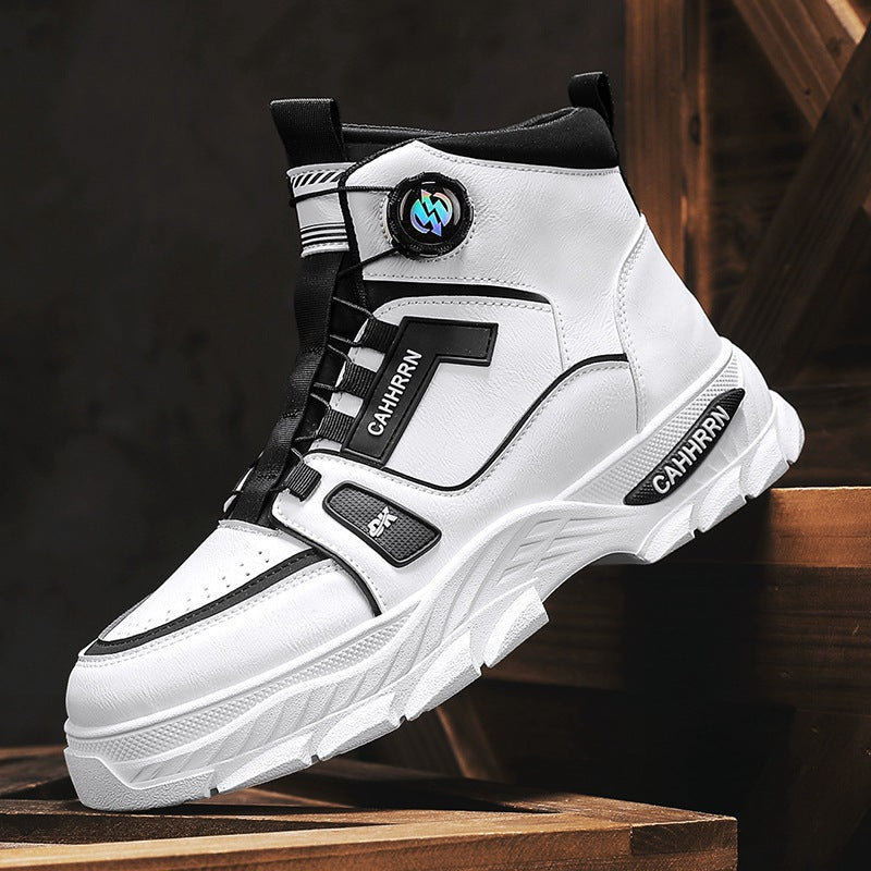 Damen Sneaker High-Top Laufschuhe Schnellschnürsystem Sportlich