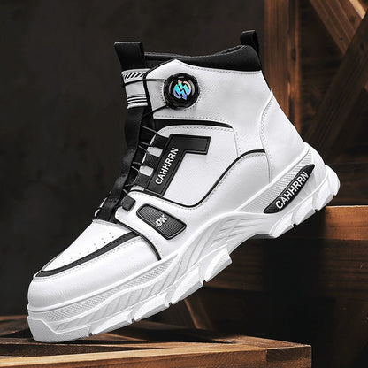 Damen Sneaker High-Top Laufschuhe Schnellschnürsystem Sportlich