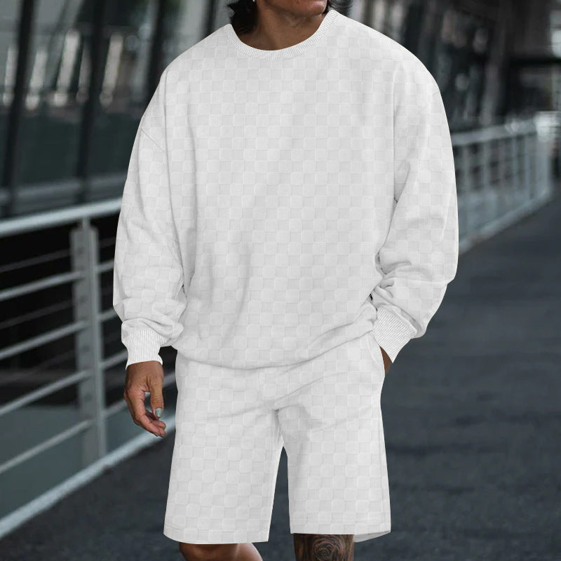 Herren Sportset Sweatshirt und Shorts Bequem
