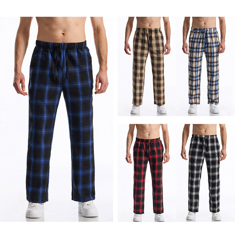 Bequeme Herrenhose Karomuster Freizeit Hose Modern - BerlinGlamour
