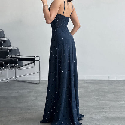 Damen Midikleid Elegant Spitze Träger Kleinanzeigen Modern