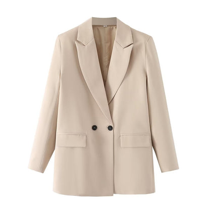 Herren Blazer Zweireiher Klassisch Elegent
