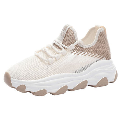 Damen Sneaker Sportlich Atmungsaktiv Flexibler Komfortschuh